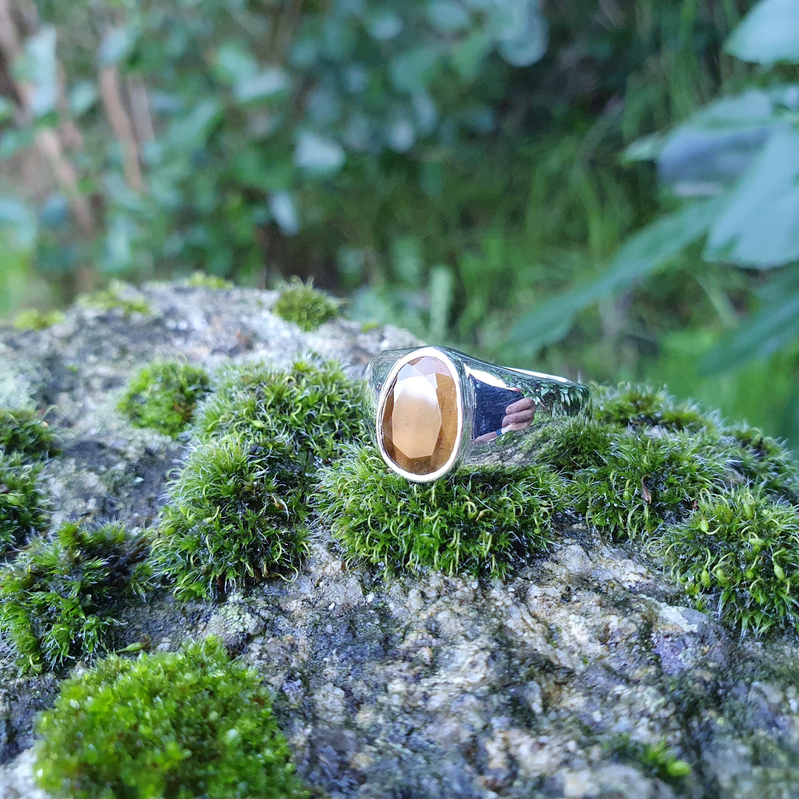 Bague Oeil de Tigre taille 68 - Féenomen