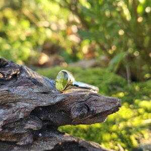 Bague en Tourmaline Verte - Verdilite