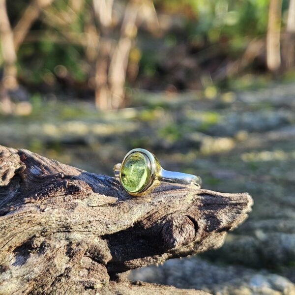 Bague Tourmaline Verte - Taille 56 - Image 2