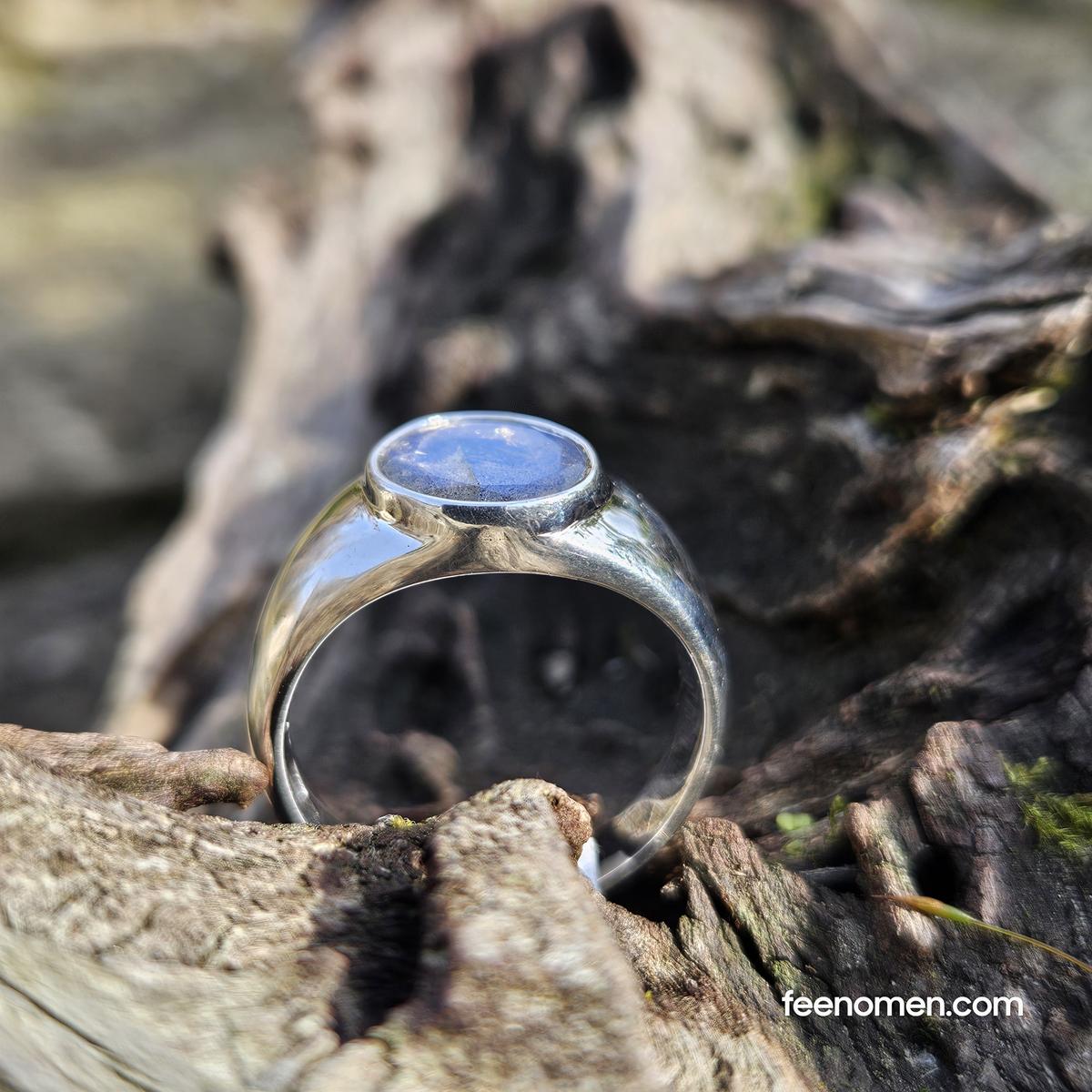 Chevalière Labradorite – Tuléar – Taille 62 Chevalière Labradorite - Tuléar - Taille 62 - Image 3
