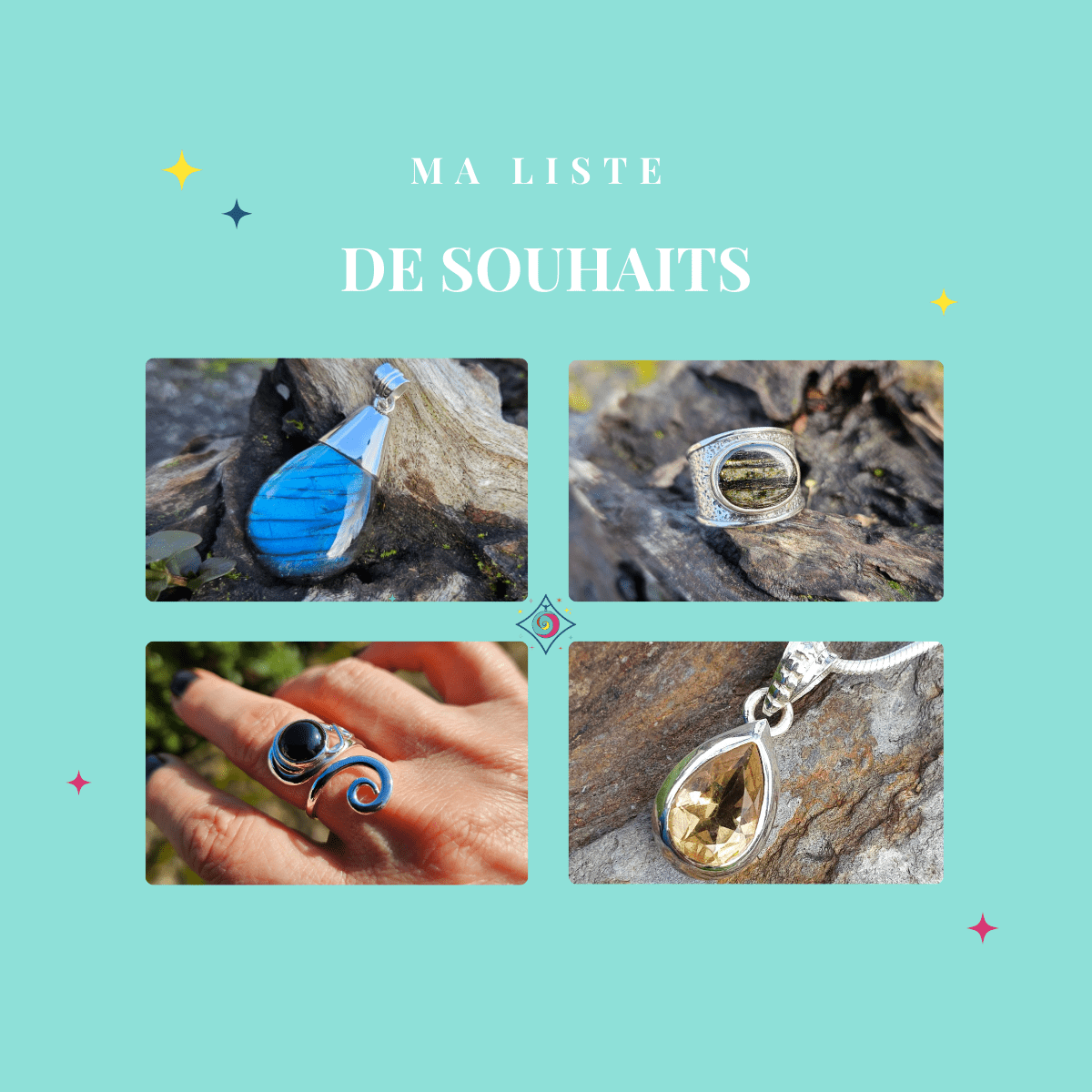 Bijoux en argent avec pierres naturelles – sélection coup de cœur Féenomen pour la liste de souhaits